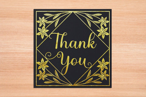 Thank You Cards Paper Cut Bundle SVG SVG Slim Studio 