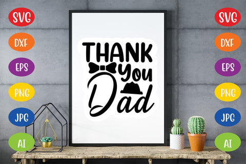 Thank You Dad SVG SVG MStudio 