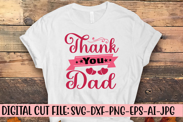 Thank You Dad Svg SVG Syaman 