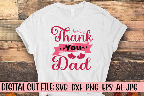 Thank You Dad Svg SVG Syaman 