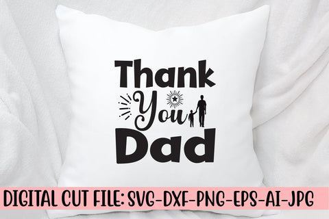 Thank You Dad SVG SVG Syaman 