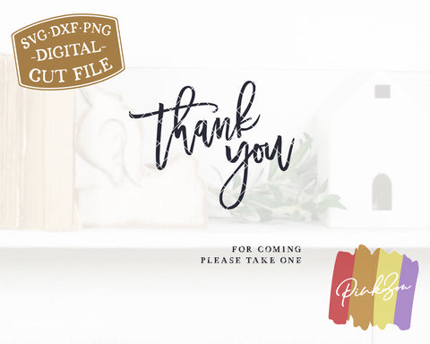 Thank You for Coming SVG Files | Thank You Favors Sign Svg | Wedding Sign Svg | Commercial Use | Digital Cut Files (1174173351) SVG PinkZou 