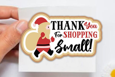 Thank You For Shopping Small SVG Angelina750 