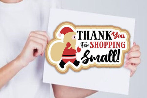 Thank You For Shopping Small SVG Angelina750 