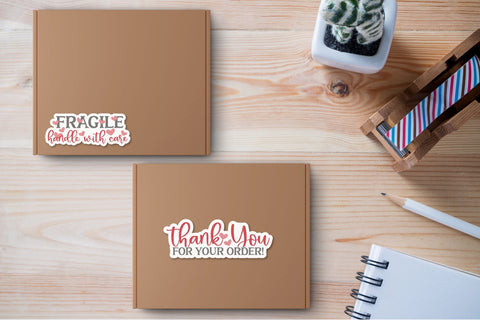 Thank You for Your Business PNG Stickers Bundle SVG Elsie Loves Design 