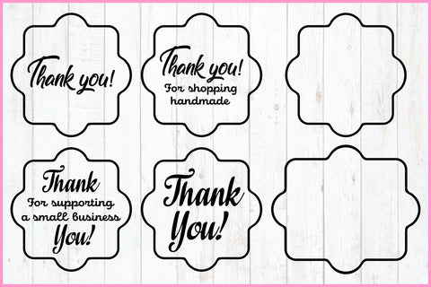 Thank You - print and cut svg - illustrations Thank You SVG Zoya Miller 