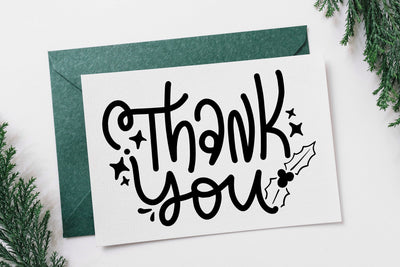 Thank You Quotes SVG Christmas Gift Sticker SVG dapiyupi store 