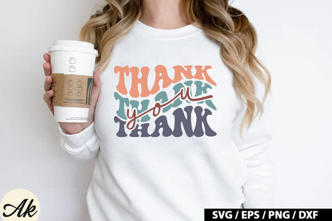 Thank you Retro SVG SVG akazaddesign 