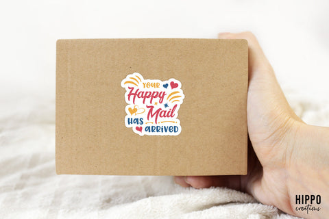 Thank You Stickers | 15 Printable Packaging Stickers for Small Businesses Sublimation Hippo Creations 