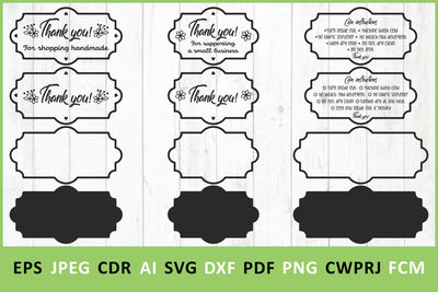 Thank You SVG and Washing instruction svg SVG Zoya Miller 