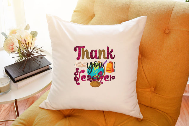 Thank You Teacher Sublimation SVGArt 