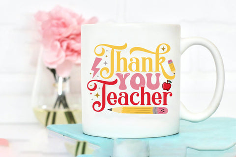 Thank You Teacher SVG designartist 
