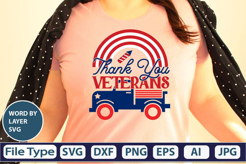 Thank You Veterans SVG Cut File SVG DesignPlante 503 