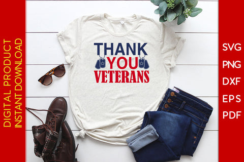 Thank You Veterans SVG PNG PDF Cut File SVG Creativedesigntee 