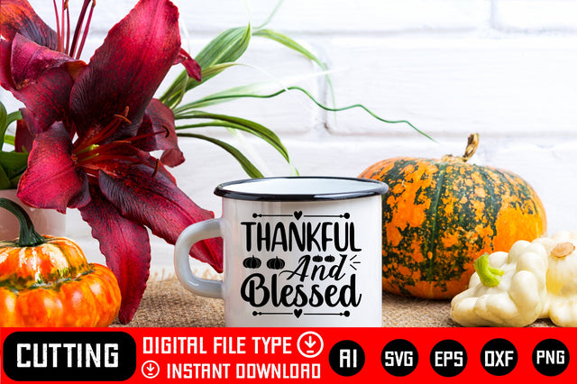 Thankful and Blessed SVG CraftlabSvg29 