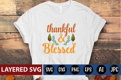 thankful and blessed svg cute file SVG Blessedprint 