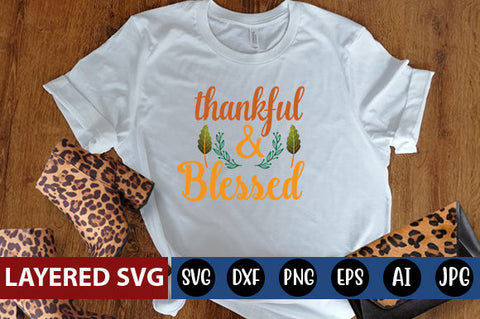 thankful and blessed svg cute file SVG Blessedprint 