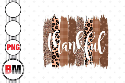 Thankful Brush Halloween PNG Files Sublimation BMDesign 