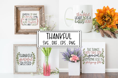 Thankful Bundle | Thanksgiving SVG Cut Files SVG Illuztrate 