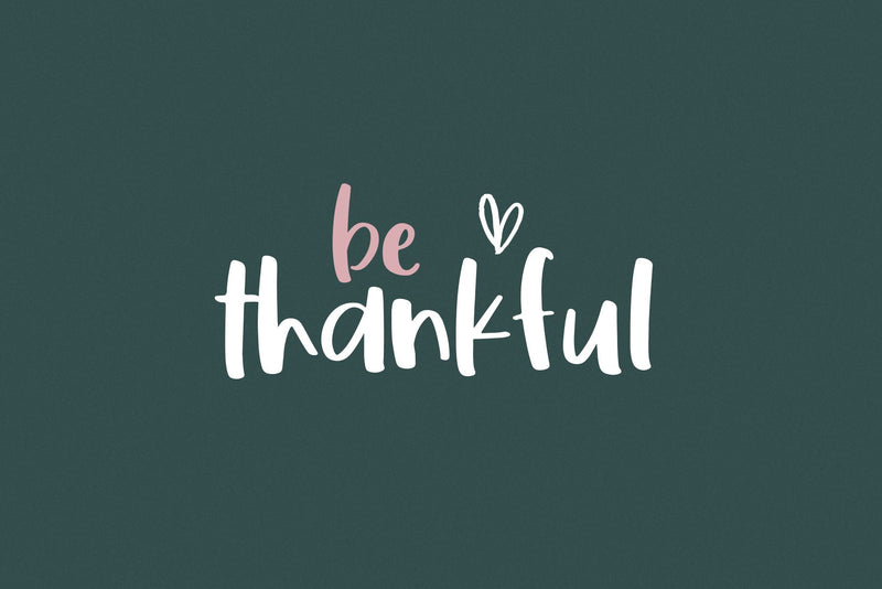 Thankful - Cute Handwritten Font - So Fontsy