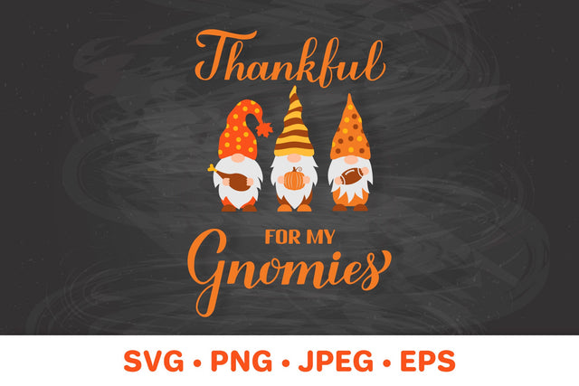 Thankful for my gnomies. Thanksgiving gnomes. Gnomes SVG SVG LaBelezoka 