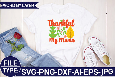 Thankful for My Mama SVG Cut File SVG Studio Innate 