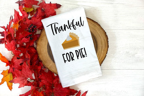 Thankful For Pie SVG | Funny Thanksgiving SVG SVG B Renee Design 