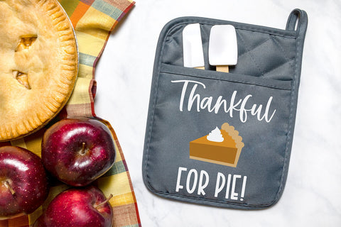 Thankful For Pie SVG | Funny Thanksgiving SVG SVG B Renee Design 