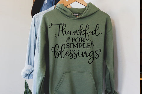 Thankful For Simple Blessings SVG SVG Pickled Thistle Creative 