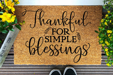 Thankful For Simple Blessings SVG SVG Pickled Thistle Creative 