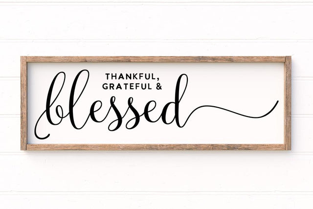 Thankful Grateful and Blessed SVG SVG So Fontsy Design Shop 