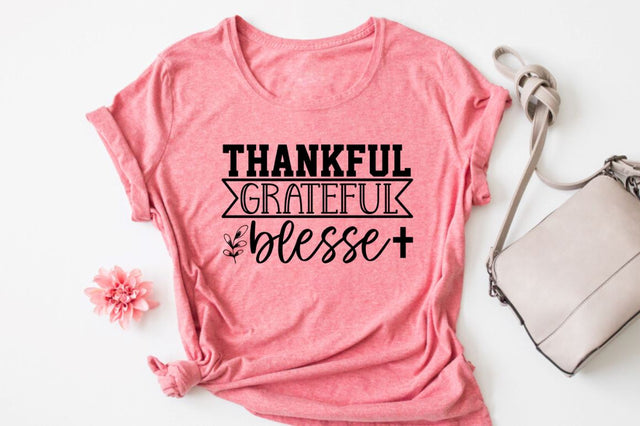 Thankful grateful blesse SVG SVG DESIGNISTIC 