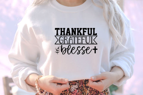 Thankful grateful blesse SVG SVG DESIGNISTIC 