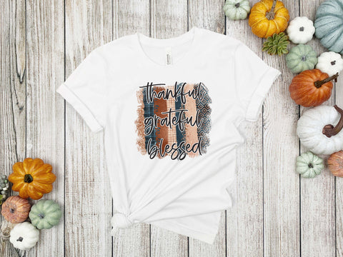 Thankful Grateful Blessed PNG | VIP Extended Use License Sublimation So_Fontsy_VIP 