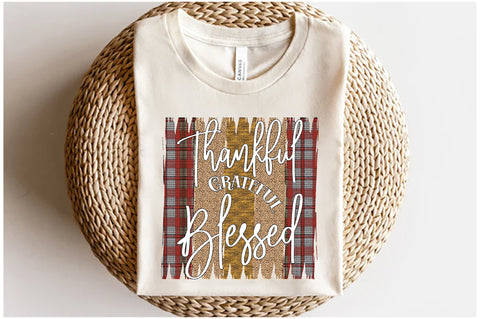 Thankful Grateful Blessed Sublimation Sublimation Jagonath Roy 