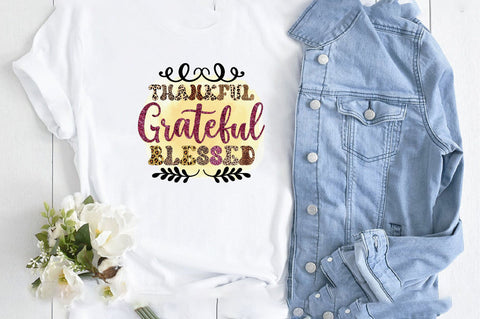 thankful grateful blessed Sublimation SVGArt 