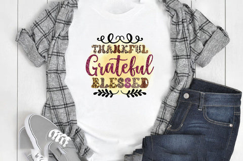 thankful grateful blessed Sublimation SVGArt 