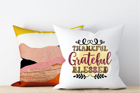 thankful grateful blessed Sublimation SVGArt 