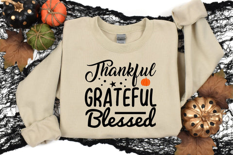 Thankful Grateful Blessed SVG CraftlabSvg29 