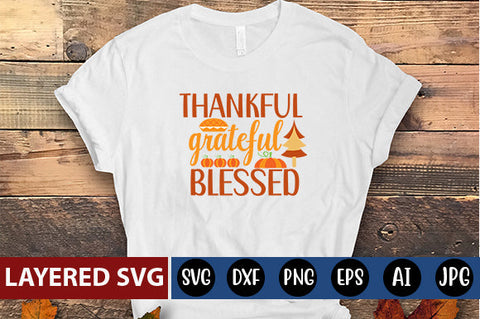 thankful grateful blessed svg cute file SVG Blessedprint 