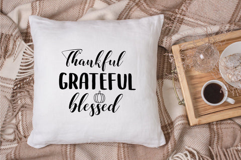 Thankful Grateful Blessed SVG Design SVG futivesvg 