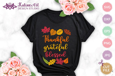 Thankful grateful blessed svg Faith svg Fall wreath svg Thanksgiving svg Positive quotes svg Fall sayings svg Fall Quotes svg Autumn svg Autumn Quote. Jpg, png, eps, dxf, svg cut file. SVG KatineArt 