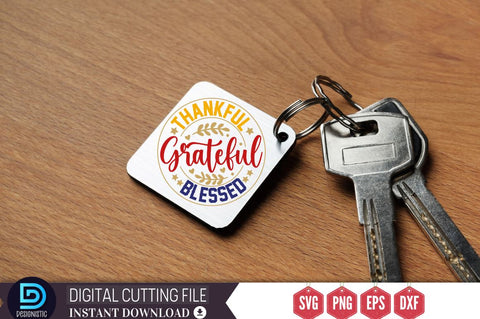 Thankful grateful blessed SVG SVG DESIGNISTIC 