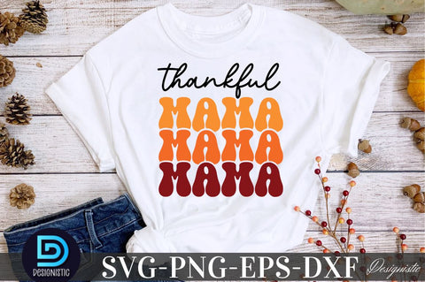 Thankful mama, Fall SVG SVG DESIGNISTIC 