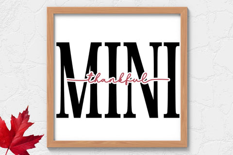 Thankful mini SVG SVG Regulrcrative 