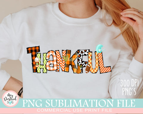 Thankful PNG, Autumn Png, Thanksgiving Png, Hello Fall png, Retro Thanksgiving Png, Leopard desings, Fall Sublimation Designs Downloads Sublimation MyDesiredSVG 