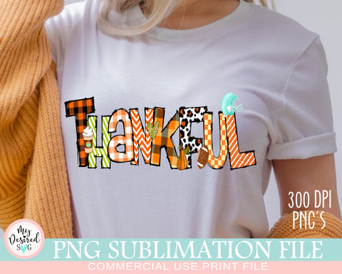 Thankful PNG, Autumn Png, Thanksgiving Png, Hello Fall png, Retro Thanksgiving Png, Leopard desings, Fall Sublimation Designs Downloads Sublimation MyDesiredSVG 