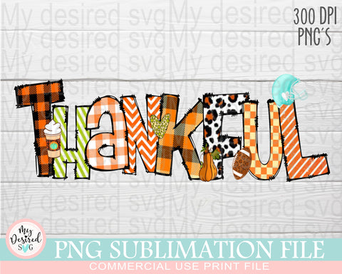 Thankful PNG, Autumn Png, Thanksgiving Png, Hello Fall png, Retro Thanksgiving Png, Leopard desings, Fall Sublimation Designs Downloads Sublimation MyDesiredSVG 