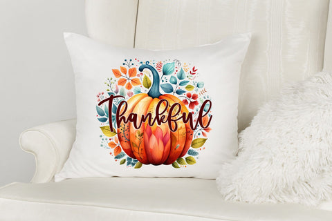 Thankful PNG, Thanksgiving Sublimation Design Sublimation CraftLabSVG 