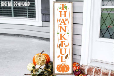 Thankful porch sing svg, Thanksgiving day porch sing, Thankful svg cut files SVG Isabella Machell 